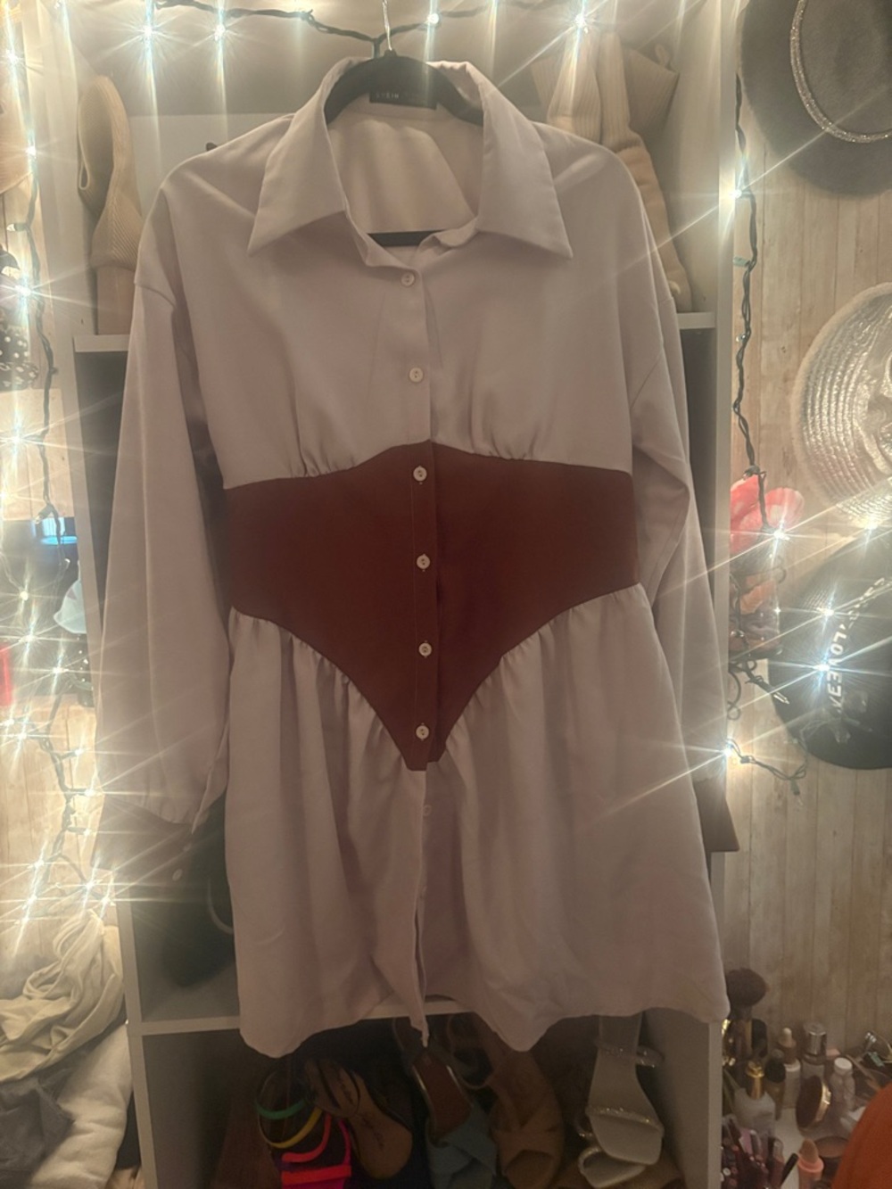 SHEIN Black Label on Pale Pink Garment